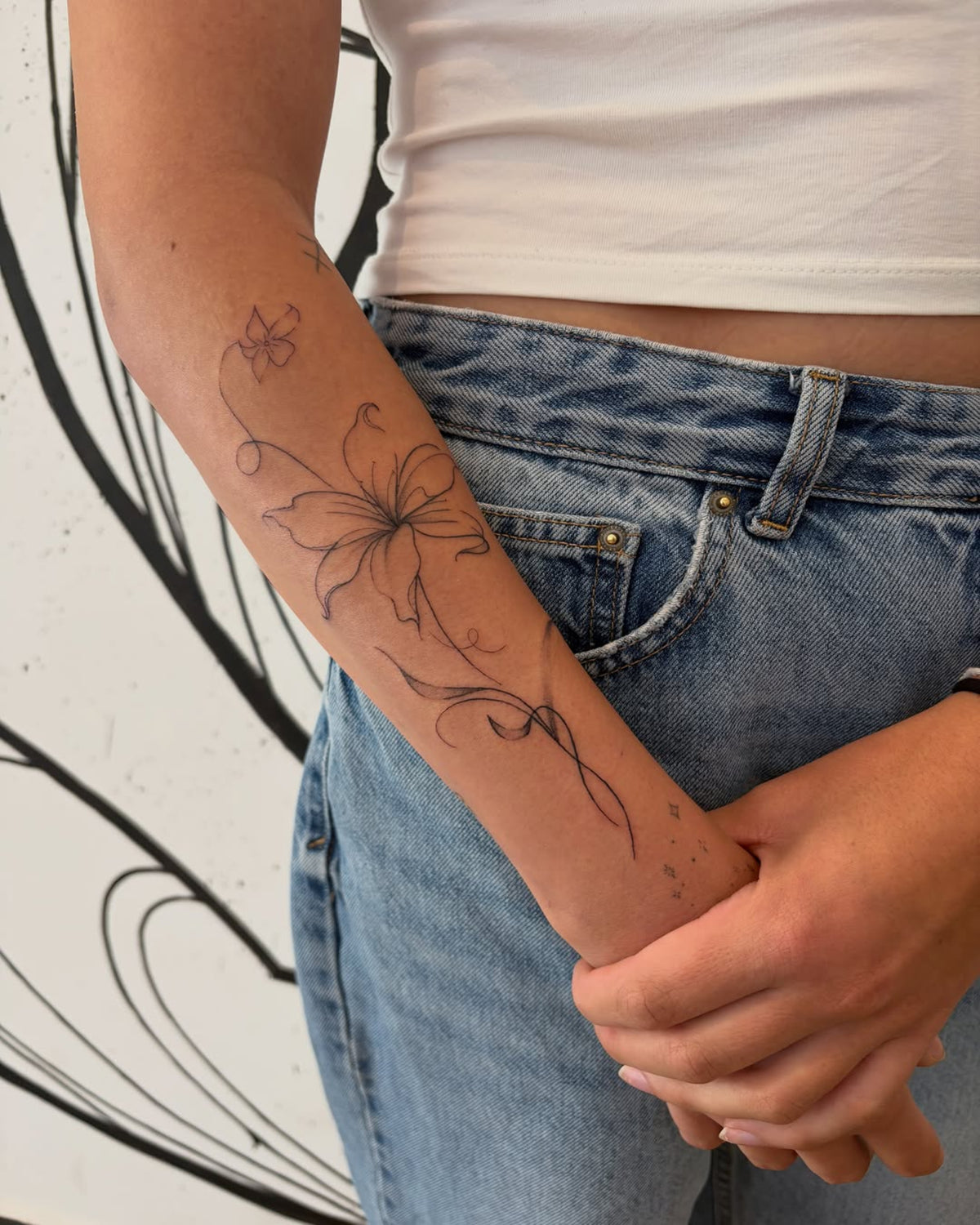 Florales Tattoo von Antonia