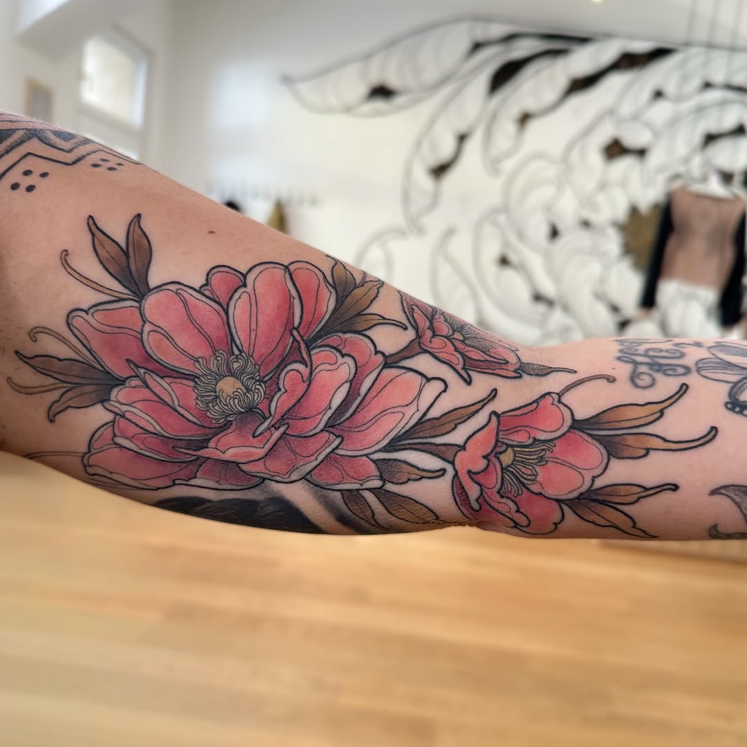 Verheiltes Tattoo von Nadja Stadler